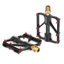 1 Pair PROMEND Titanium Axle Carbon Tube Bicycle Pedal Mountain Bike Road Bike 3 Palin Pedal PD-R87C-TI