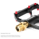 1 Pair PROMEND Titanium Axle Carbon Tube Bicycle Pedal Mountain Bike Road Bike 3 Palin Pedal PD-R87C-TI