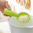 20 PCS Household Plastic Rice Cooker Non-Stick Rice Spoon(Pink)