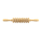 2 PCS Wooden Abdominal Massager Leg Roller Massager(Nine Wheels White)