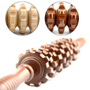 2 PCS Wooden Abdominal Massager Leg Roller Massager(358 Massage Wheel)