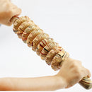 2 PCS Wooden Abdominal Massager Leg Roller Massager(358 Massage Wheel)