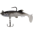 10 PCS Fish-Bait Road Sub-Bait Lead Fish With Single Hook And Three Anchor Hook Bait, Specification: 8cm 14g(Gray)