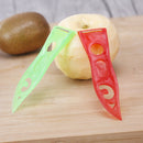 50 PCS A2233 Home Vegetable Fruit Peer Plastic Cutting Knife, Color Random Delivery
