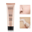 Mineral Face Foundation BB Cream Liquid Base High Definition Smothing Face Sun Block Waterproof Cosmetics(02 natural color)