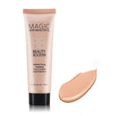 Mineral Face Foundation BB Cream Liquid Base High Definition Smothing Face Sun Block Waterproof Cosmetics(0303 dark skin tone)