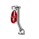 TF-2612 Motorcycle Aluminum Alloy Started Rod Stainless Steel Fire Rod Electric Motorcycle Installation Starter(Red)