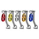 TF-2612 Motorcycle Aluminum Alloy Started Rod Stainless Steel Fire Rod Electric Motorcycle Installation Starter(Red)