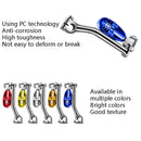 TF-2612 Motorcycle Aluminum Alloy Started Rod Stainless Steel Fire Rod Electric Motorcycle Installation Starter(Blue)
