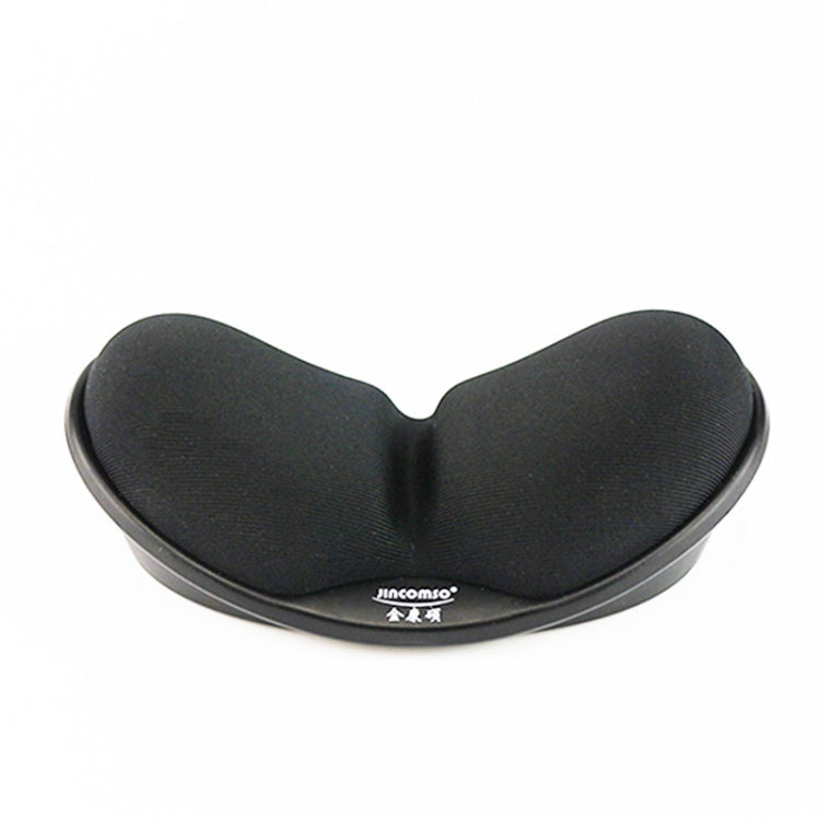 Jincomso V1C Slow Rebound Wristband Mouse Pad Ergonomic Memory Foam Mechanical Keyboard Hand Rest(Black)