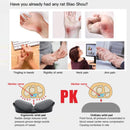 Jincomso V1C Slow Rebound Wristband Mouse Pad Ergonomic Memory Foam Mechanical Keyboard Hand Rest(Black)