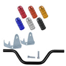 TF-2011 Motorcycle Modification Pedal Rod Universal Elbow Pedal(Red)