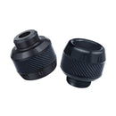 2 Pairs TF-1783 Motorcycle Accessories Modified Electric Car Anti-Drop Cup Aluminum Alloy Shock Absorption Front Fork Cup(Black)