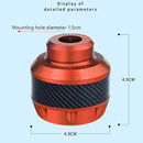 2 Pairs TF-1783 Motorcycle Accessories Modified Electric Car Anti-Drop Cup Aluminum Alloy Shock Absorption Front Fork Cup(Orange)