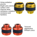 2 Pairs TF-1783 Motorcycle Accessories Modified Electric Car Anti-Drop Cup Aluminum Alloy Shock Absorption Front Fork Cup(Gold)
