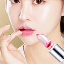3 PCS Transparent Changed Color Moisturizer Jelly Flower Long-lasting Lipbalm(deep red)