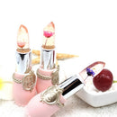 3 PCS Transparent Changed Color Moisturizer Jelly Flower Long-lasting Lipbalm(purple)