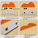 Irregular Cardboard Geometry Photography Props Background Board, Specification: 6 White Board Set