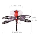 QT01 7cm / 6g Flying Fishing Bait Long Hook Bionic Dragonfly Bait(F (Blue))