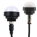 24V Safety Three-Color Warning Light Alarm LED Hemispherical Waterproof Indicator(Style 1)