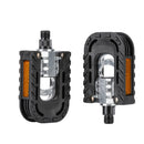 1 Pair PROMEND PPD-F51 Aluminum Alloy+Plastic Folding Bicycle Pedal(Black)