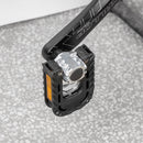 1 Pair PROMEND PPD-F51 Aluminum Alloy+Plastic Folding Bicycle Pedal(Black)
