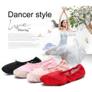 2 Pairs Flats Soft Ballet Shoes Latin Yoga Dance Sport Shoes for Children & Adult(White)