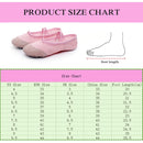 2 Pairs Flats Soft Ballet Shoes Latin Yoga Dance Sport Shoes for Children & Adult(Flesh Color)