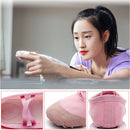 2 Pairs Flats Soft Ballet Shoes Latin Yoga Dance Sport Shoes for Children & Adult(White)