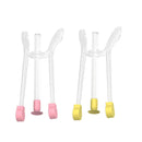 2 PCS Contact Lens Portable Clip Silicone Suction Stick Wearing Picking Access Auxiliary Tools(Pink)