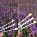 2 PCS Contact Lens Portable Clip Silicone Suction Stick Wearing Picking Access Auxiliary Tools(Pink)