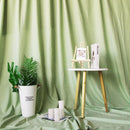 1 x 1.2m Photo Background Cloth Increased Widened Photography Cloth Live Broadcast Solid Color Cloth(Green)