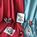 1 x 1.2m Photo Background Cloth Increased Widened Photography Cloth Live Broadcast Solid Color Cloth(Blue)