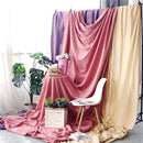 3 x 2.4m Photo Background Cloth Increased Widened Photography Cloth Live Broadcast Solid Color Cloth(Black)