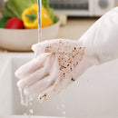 2 Pairs Kitchen Waterproof Durable Dishwashing Gloves Thicken Housework Cleaning Gloves, Size: L(Beam Mouth Single Layer)
