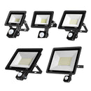 20W PIR LED Spotlight Outdoor Project Light Waterproof Garden Energy-Saving Lighting Floodlight, Style:(Cold White Light)