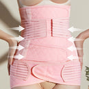 Postpartum Abdomen Belt Corset Belt Can Wear Elastic Abdomen Belt In All Seasons, Size: XL(Complexion Two-piece Set)