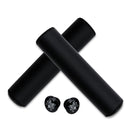 MEROCA Mountain Bike Grip Cover Shock Absorbic Silicone Handlebar Sponge Cover(Black)