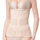 Three-Piece Abdomen Belt Set Elastic Postpartum Abdomen Belt Maternity Corset Belt Waist Belt For Caesarean Section, Size: S(Dot Style Skin Tone)