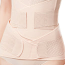 Three-Piece Abdomen Belt Set Elastic Postpartum Abdomen Belt Maternity Corset Belt Waist Belt For Caesarean Section, Size: S(Dot Style Skin Tone)