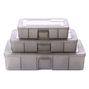 4 PCS HENGJIA qt051 5 Grids Fishing Tackle Box Storage Box, Size: Large