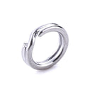 4 Bags 8mm HENGJIA SS010 Stainless Steel Flat Ring Fishing Space Fittings