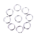 2 Bags 12mm HENGJIA SS010 Stainless Steel Flat Ring Fishing Space Fittings