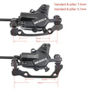 Meroca M800 Bicycle Brake Mountain Bike Universal Bilateral Brake Oil Pressure Disc Brake, Style: Right Front 800mm