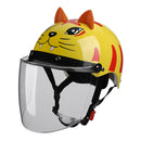 BYB X-866 Adult Electric Motorcycle Helmet Men And Women Universal Hard Hat, Specification: Transparent Long Lens(Summer Yellow)