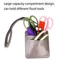 8009 Flower Tool Storage Bag Flower Shop Flower Cut Waist Bag(Black)