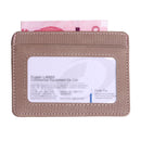 2 PCS KT1002 RFID Function Lizard Pattern Bank Card Holder PU Business Card Case(Khaki)
