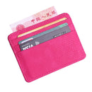 2 PCS KT1002 RFID Function Lizard Pattern Bank Card Holder PU Business Card Case(Red)