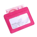 2 PCS KT1002 RFID Function Lizard Pattern Bank Card Holder PU Business Card Case(Red)