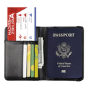 LT101 Multi-Card Passport Holder Anti-Magnetic Bank Card Holder(Blue)